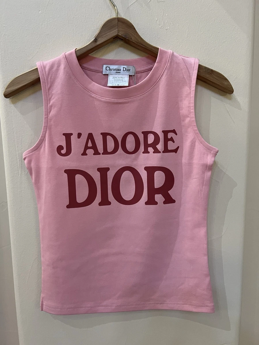 Christian Dior ピンク タンクトップ 42 Christian Dior ピンク タンクトップ 42 Kids' Tank Top Pink Ribbed
