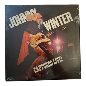 JOHNNY WINTER Captured Live! PZ33944 LP Vinyl 1976 (G+/VG) - Picture 1 of 3