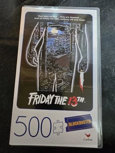 Friday The 13th Blockbuster Video 500 Piece Movie Poster Puzzle Cardinal - Picture 1 of 7