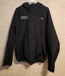 The North Face Men’s Gore-Tex Waterproof Hooded Rain Jacket Black Size M logo - Picture 1 of 23