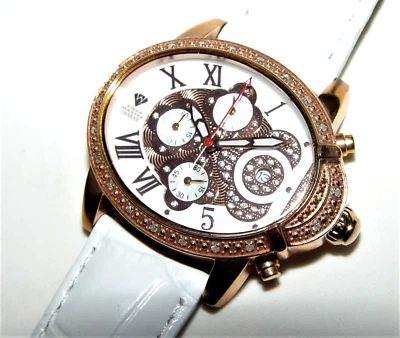 Aqua Master Chronograph W207 S.Steel 0.60CT Diamond 43x33MM - Image 1 of 4