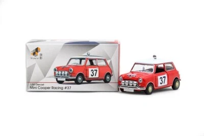 Tiny City 1:50 Die-cast Model Car - Mini Cooper Mk 1 Red (37) - Image 1 of 4