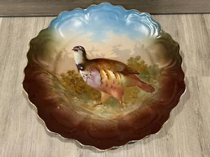 Vintage Z. S. & Co Bavaria Kunstteller Zeh Scherzer Dekoteller Vogel 9,5" - Bild 1 von 6
