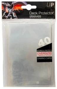 ​Ultra PRO Clear Top Loading Oversized Deck Protector Sleeves (40ct) - Picture 1 of 4