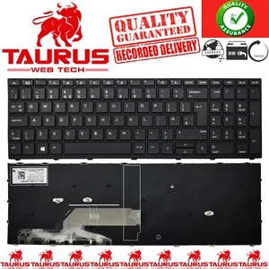 CLAVIER HP PROBOOK NeW Series G5 450 455 470 cadre noir représentant ordinateur portable royaume-uni gratuit p&p - Photo 1/3
