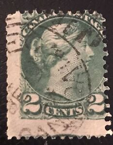 Kanada 1872  Briefmarke/Stamp 2C. Doppel Verzähnung- Double Perforation Error