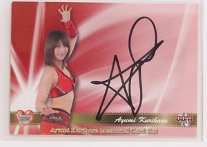 Ayumi Kurihara - 2013 BBM Woman's Pro Wrestling autograph card