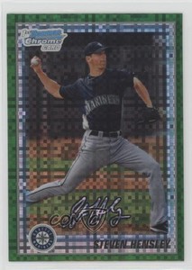 2010 Bowman Chrome Prospects Retail Green X-Fractor Steven Hensley #BCP114