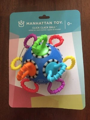 Manhattan Toy Click Clack Ball Developmental Activity Baby Toy New Infant - Image 1 of 2
