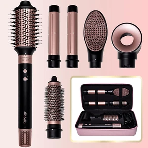 ELLA BELLA® 6 in 1 Styler Professionale ad Aria Calda • Potente Asciugacapelli e Raddrizzatore - Foto 1 di 12