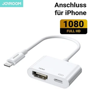 Adapter HDMI do wtyczki Apple iPhone FullHD HDMI port do iPhone Joyroom - Zdjęcie 1 z 9