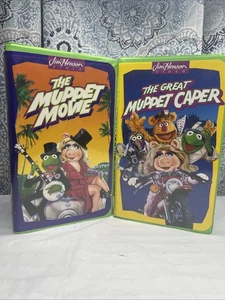 Muppet Movie Lot With The Great Muppet Caper Kermit Piggy Henson VHS PRE-OWNED - Imagen 1 de 12