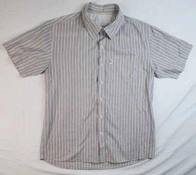 Elwood X Mark Gonzalez X Dan DrehabL Button Down Shirt Plaid Short Sleeve Sz LG - Image 1 of 4
