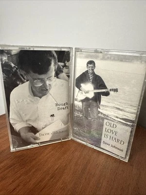 2 TAPES LOT: Dave Johnson • Rough Draft/Old Love is Hard  ‘93 HXpro realtimeHIFI - Image 1 of 4