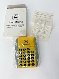 John Deere Taschenrechner Hirsch Logo Werbung - Bild 1 von 12