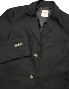GAP The Academy Blazer Womens 6 Blue Long Sleeve Stretch Polyester Blend - Picture 1 of 9
