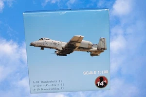 1/100 A-10 Angriffsflugzeug Thunderbolt II Jagdlegierung Flugzeug Modell Szene Geschenk - Bild 1 von 5
