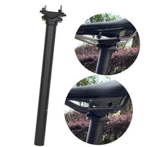 Ultralight Carbon Fiber Seatpost 25.4/27.2/30.9/31.6mm MTB Road Bike Seat Post - Picture 1 of 15