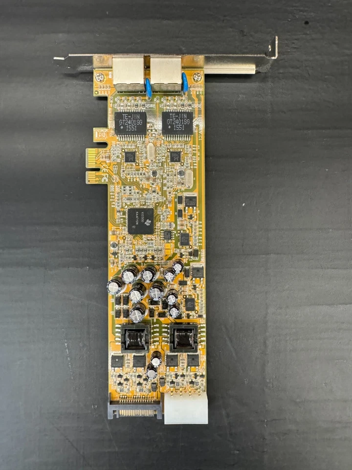 Dual Port PCI Express Gigabit Ethernet PCIe Network Card Adapter - PoE/PSE - TAA - Image 1 of 3