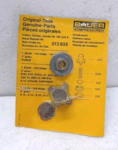 1 PC NEW BAUER COMPRESSOR OEM  DISCHARGE VALVE P.N.:012835 FREE DELIVERY - Picture 1 of 3