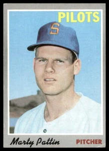 1970 Topps #31 Marty Pattin Seattle Pilots en muy buen estado-muy buen estado ¡sin precio base! - Imagen 1 de 2