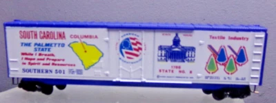 N Scale Kadee 38020 SOUTH CAROLINA State 50' Single Door Boxcar 40509 C32369 - Image 1 of 4