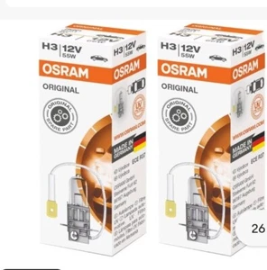 2 OSRAM Halogenlampe H3 ORIGINAL 12V 55W PK22s 64151 - Bild 1 von 1