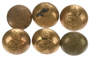 Royal Army Service Corps Button Lot - Bild 1 von 2