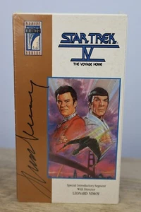 Star Trek IV: The Voyage Home (VHS, 1990) - Paramount Home Video Watermark - Foto 1 di 9