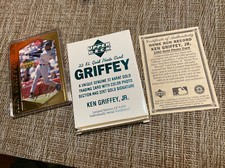 1996 Upper Deck 22kt Gold Photo Card Ken Griffey Jr, each numbered with cert