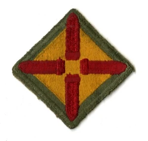 4th Coast Artillery White Back Patch WWII Original Southern States - Picture 1 of 2