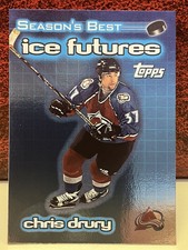 1999-00 Topps Ice Futures IF 2 Chris Drury Colorado Avalanche