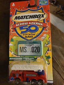 Matchbox 50th Birthday Series - Mississippi - Extending-Ladder Fire Truck - Picture 1 of 3