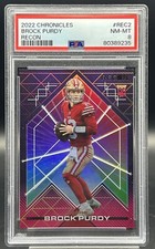 2022 Panini Chronicles Recon Brock Purdy RC San Francisco 49ers PSA 8 NM-MT