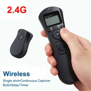 LCD Wireless Remote Timer Control For Sony DSLR A57 A65 A100 A300 A350 A900 A700 - Picture 1 of 8