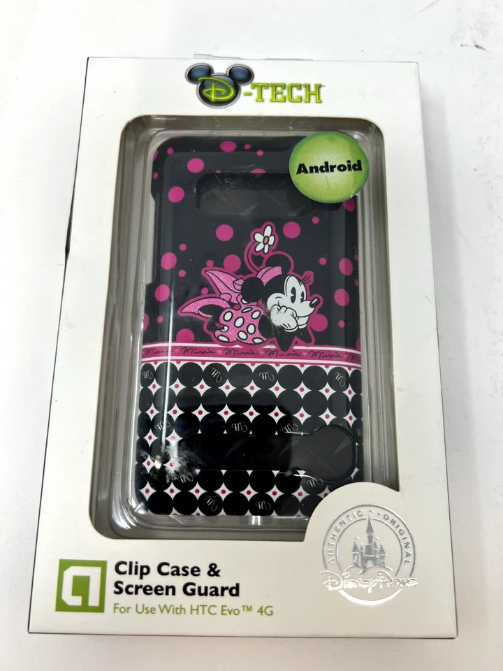 Estuche con Clip D Tech Pop Dots Minnie Mouse HTC Evo 4G Parques Disney Foto 1 de 2