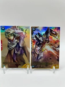 Gundam Arsenal Base Cards Quatre Gundam Sandrock 2 piece set Japanese - Picture 1 of 2