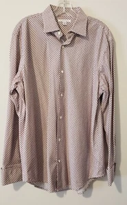 Banana Republic camicia bottoni uomo grande polsino largo party club abito formale Y2K - Foto 1 di 13