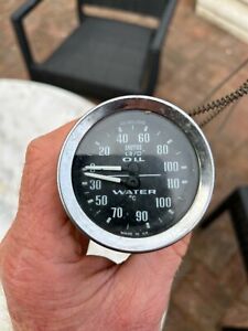 Oil pressure and water temperature gauge Austin Healey MG