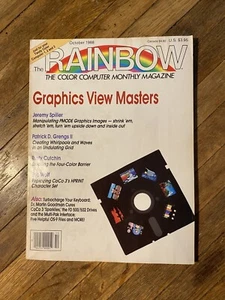 The Rainbow Graphic View Master October 1988 The Color Computer Monthly Magazine - Picture 1 of 3