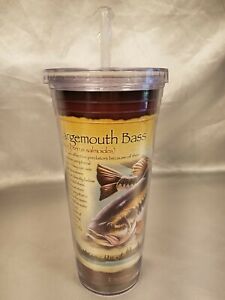 American Expedition LargeMouth Bass 24 oz.Double Wall Insulated Acrylic Tumbler 