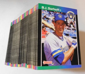 1989 DONRUSS BASEBALL YOU PICK CARD COMPLETE YOUR SET #'s 221-440 (item#N6) - Picture 1 of 219