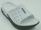 Hoka One One Ora Recovery Women's Shoes Sz 7 White Black Rubber Slide Sandals