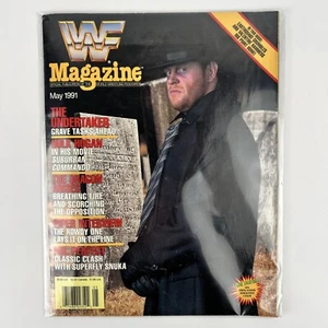 WWF Magazine May 1991 The Undertaker Cover - Ultimate Warrior Hulk Hogan - Bild 1 von 16