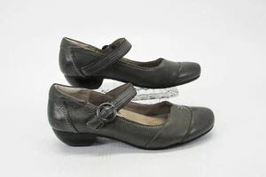 Taos Womens Shoes Virtue Size 9.5M Gray Mary Jane Low Heel Pump Pre Owned vq - Picture 1 of 12