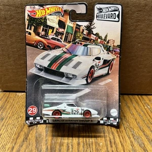 Lancia Stratos Group 5 2020 Hot Wheels Boulevard #29 en blanco con RR - Imagen 1 de 5