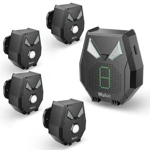 Sistema de seguridad de alerta con sensor de movimiento al aire libre alarma de entrada inalámbrica solar de 1800 pies - Imagen 1 de 11