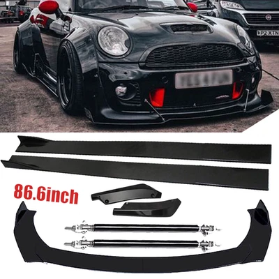 For Mini Cooper Paceman Front Rear Bumper Lip Splitter Spoiler Side Skirt Foto 1 de 4