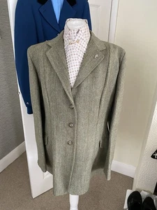 Ladies Caldene Derby Tweed Hunt/ HackingJacket 42”(16-18)Vgc - Picture 1 of 18