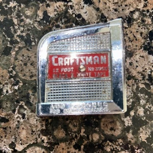 Nastro flessibile 12’ piedi vintage USA Craftsman misura n. 3953 custodia solo per parti di ricambio - Foto 1 di 3